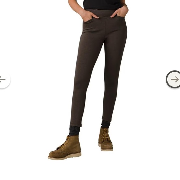 Prana Pants - Prana Monte Baldo Olive Knit Leggings